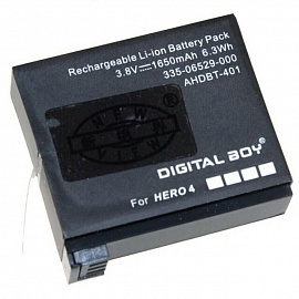 Аккумулятор AHDBT-401 для Hero4 1650 mAh