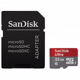 SanDisk 32Gb MicroSDHC class 10 UHS-I 48MB/s